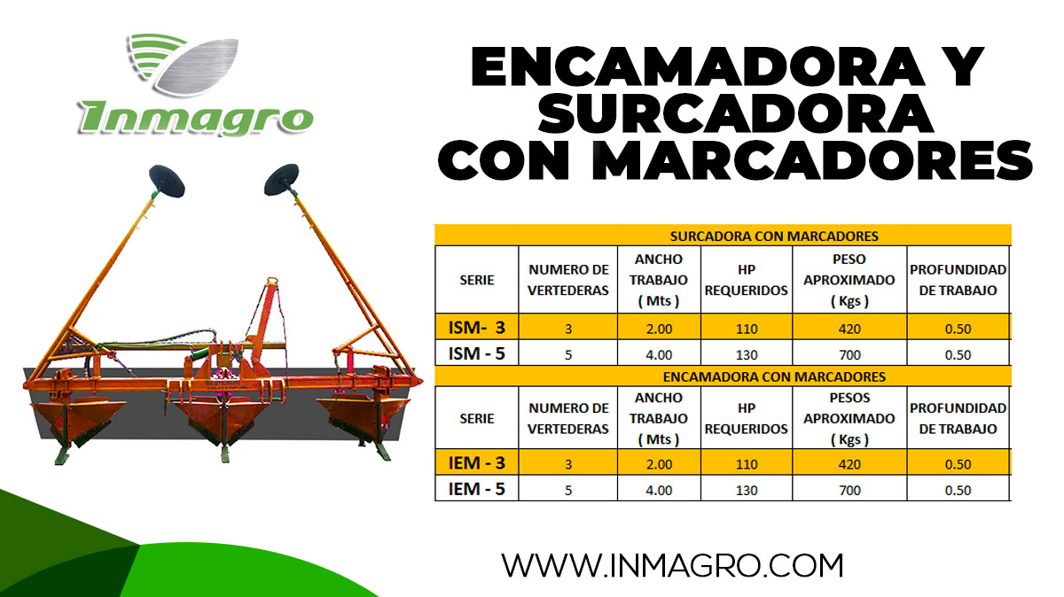 Encamadora con cajon